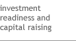 Investment readiness and capital raising